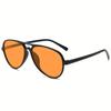 1pc-Fashionable glasses, suitable for travel, fashionable design, suitable for daily wear, can be the perfect gift