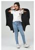 Top-Selling Bat-Shaped Halloween Cloak Jumpsuit with Sleeves - Black Cloak Set