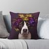 Flower Power Susie Square Pillowcase Polyester Linen Velvet Printed Zip Decorative Throw Pillow Case Home Cushion Cover