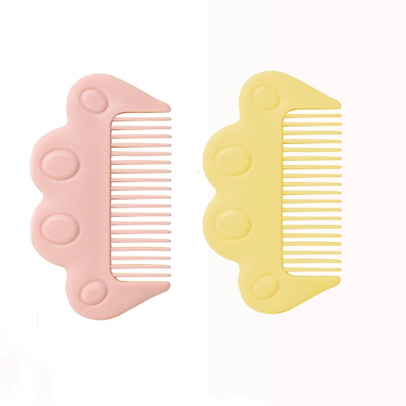 Mini Hair Comb,4 Inch Small Cute Hair Comb For Women Girls Toddlers,2 Pieces Small Travel Pocket Hair Combs Detangling Comb Portable Purse Comb for