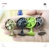 1:12 Scale Dollhouse Electric Fan Retro Mini Fan Model Miniature Doll Fan Furniture  DIY Toy