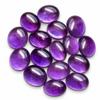 Natural Amethyst Oval Cabochon Gemstone – Polished Purple Loose Stone for Jewelry Making