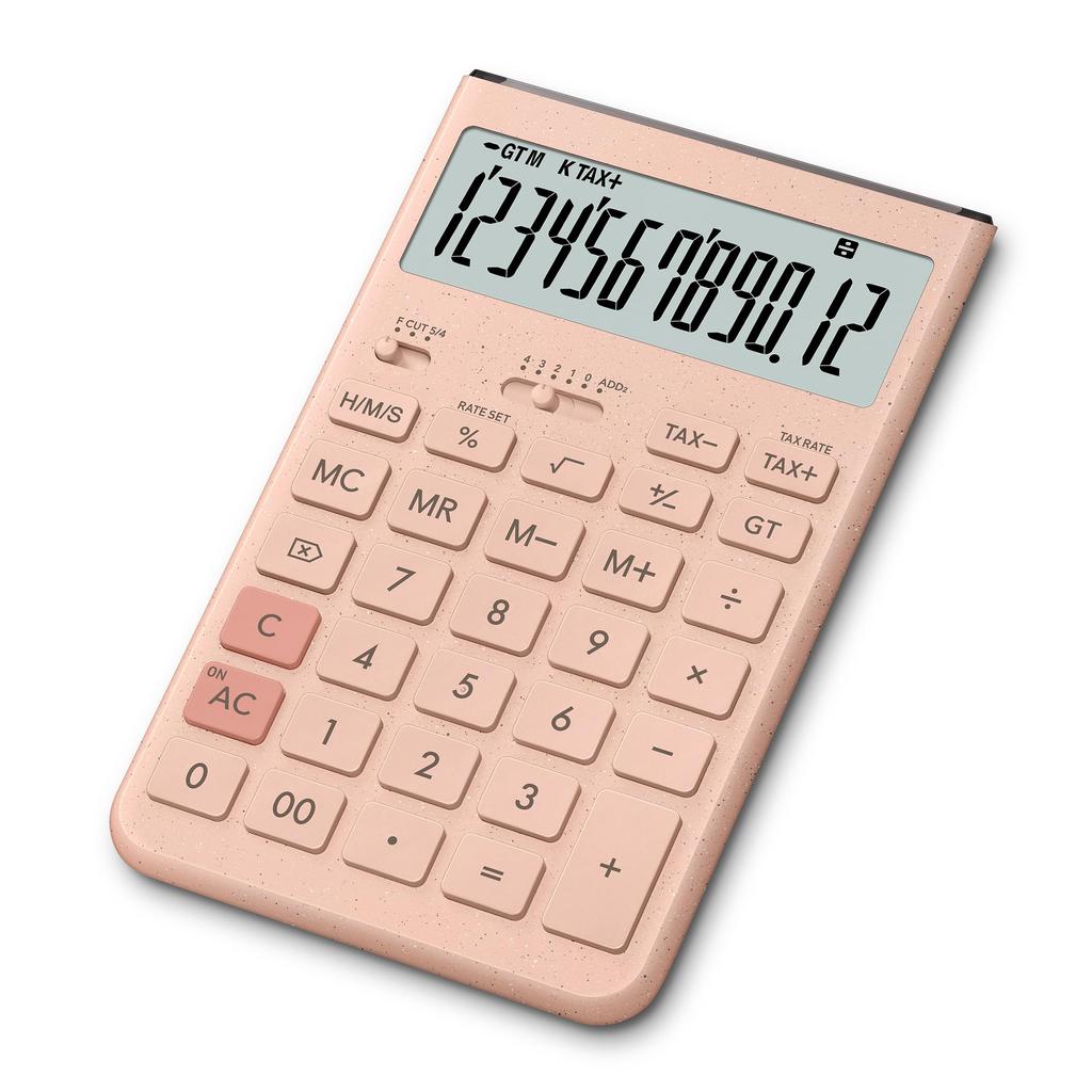 Casio Design Calculator Comfy Grayish Pink Just Type 12 Digits JT-200T-PK-N