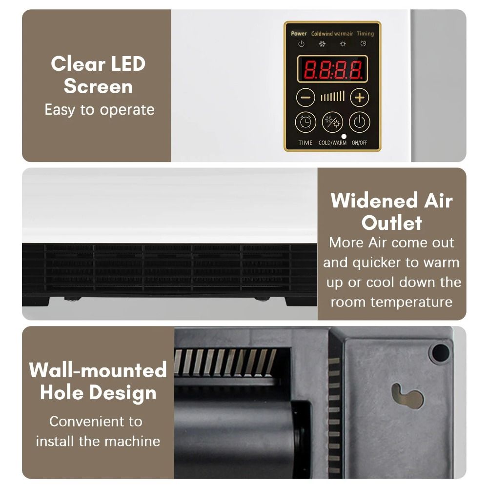 Remote Control Air Conditioner Dual Use Portable Air Conditioner Cooling Heating Machine Bedroom