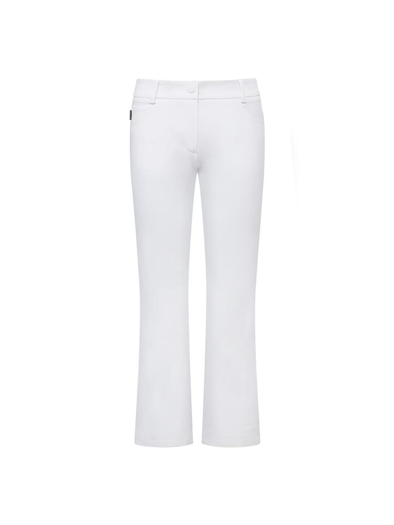 WIDEANGLE To Essential Bootcut Pants L_White