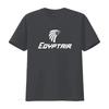 Egypt Air White Logo Egyptian Airline Geek Navy Blue Cotton T Shirt for Cool Design Fashion Casual Vintage Washed