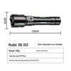 Lishi Rechargeable Telescopic Zoom Flashlight