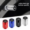 4Pcs Car Wheel Hub Valve 3D Metal Dustproof Tire Valve Cap For Land Rover Range Rover Evoque Velar Defender Discovery Freelander SA7