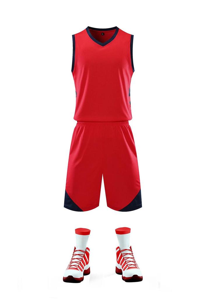 Conjunto de Uniforme de Baloncesto de Secado Rápido con Impresión Personalizada para Hombres y Mujeres