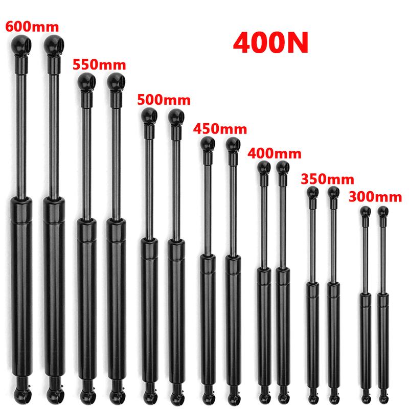 2pcs 400N 300/350/400/450/500/600mm Gas Strut Bars Gas Spring Support Boot Bonnet Car Caravans Doors Windows Tailgate Boat Bus 300mm-400N