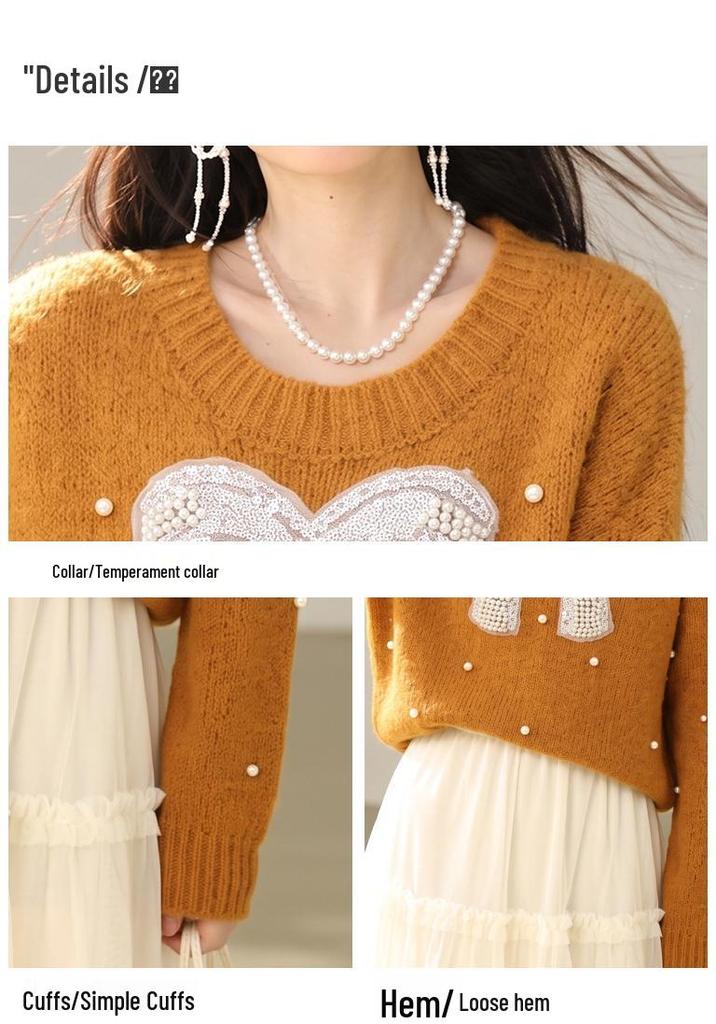 Butterfly Winter Warm Women's Long Sleeve Sweater 2026
