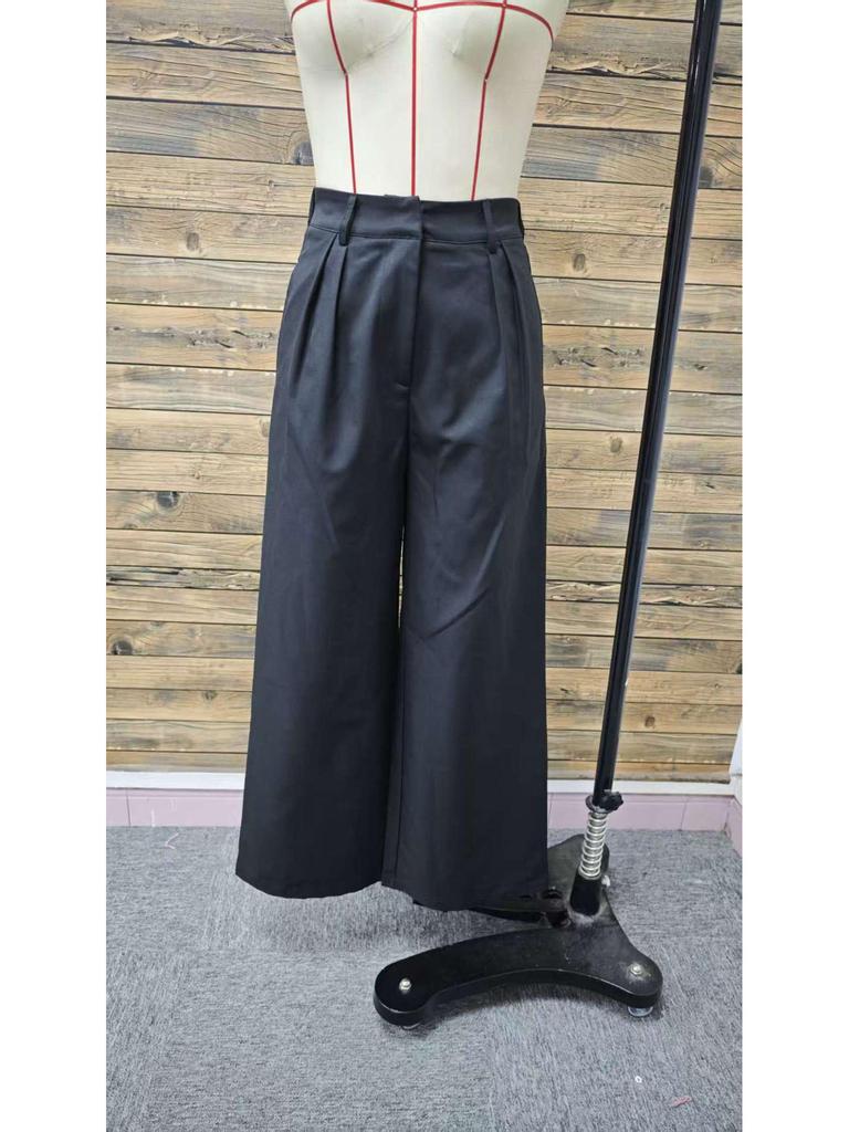 Women's Elegant Solid Color Trousers - Versatile, Comfortable Suit Pants for Outings and Work.