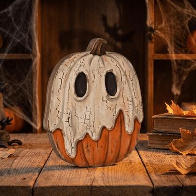 Pastoral Halloween Pumpkin Figurine Cartoon Pumpkin Table Ornament  Holiday Gifts