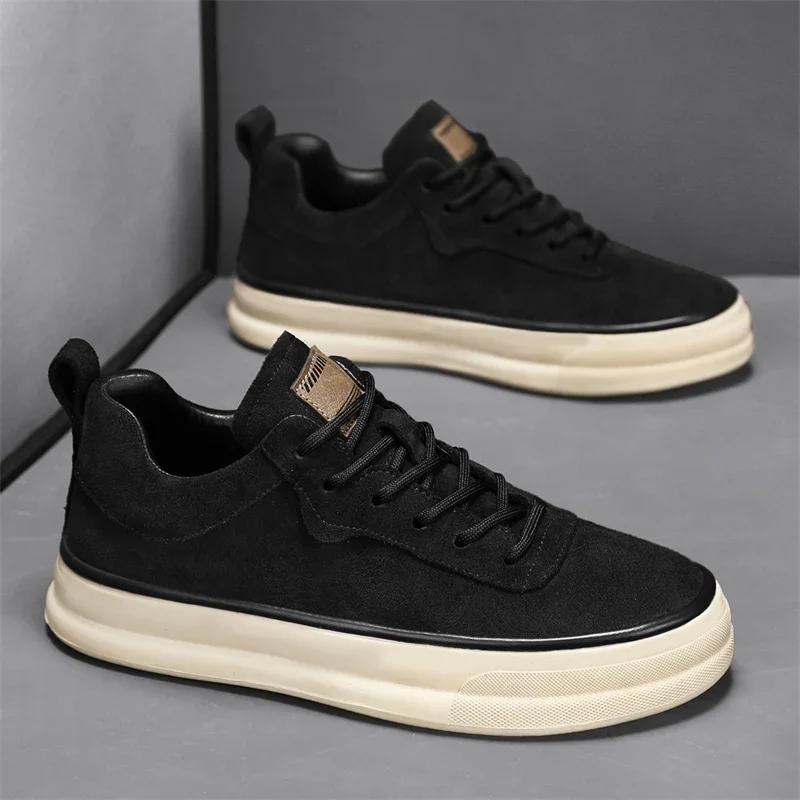 Fashion Men's Sneakers Fashion Outdoor Casual Sport Running Shoe Non Slip Platform Shoes for Men Lace Up Trainer Shoes