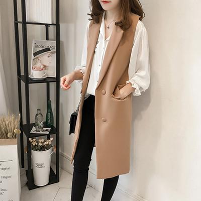 Jarní a podzimní dámská vesta bez rukávů vesta Spodní košile Dámská tenká kardiganová bunda Ležérní tenké kardiganové topy