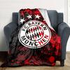 1pc Bayern Munich Blanket, Gift, for Men and Women, Soft Blanket, Good for Sofa Bed Couch Travel, Lightweight Flannel Blanket