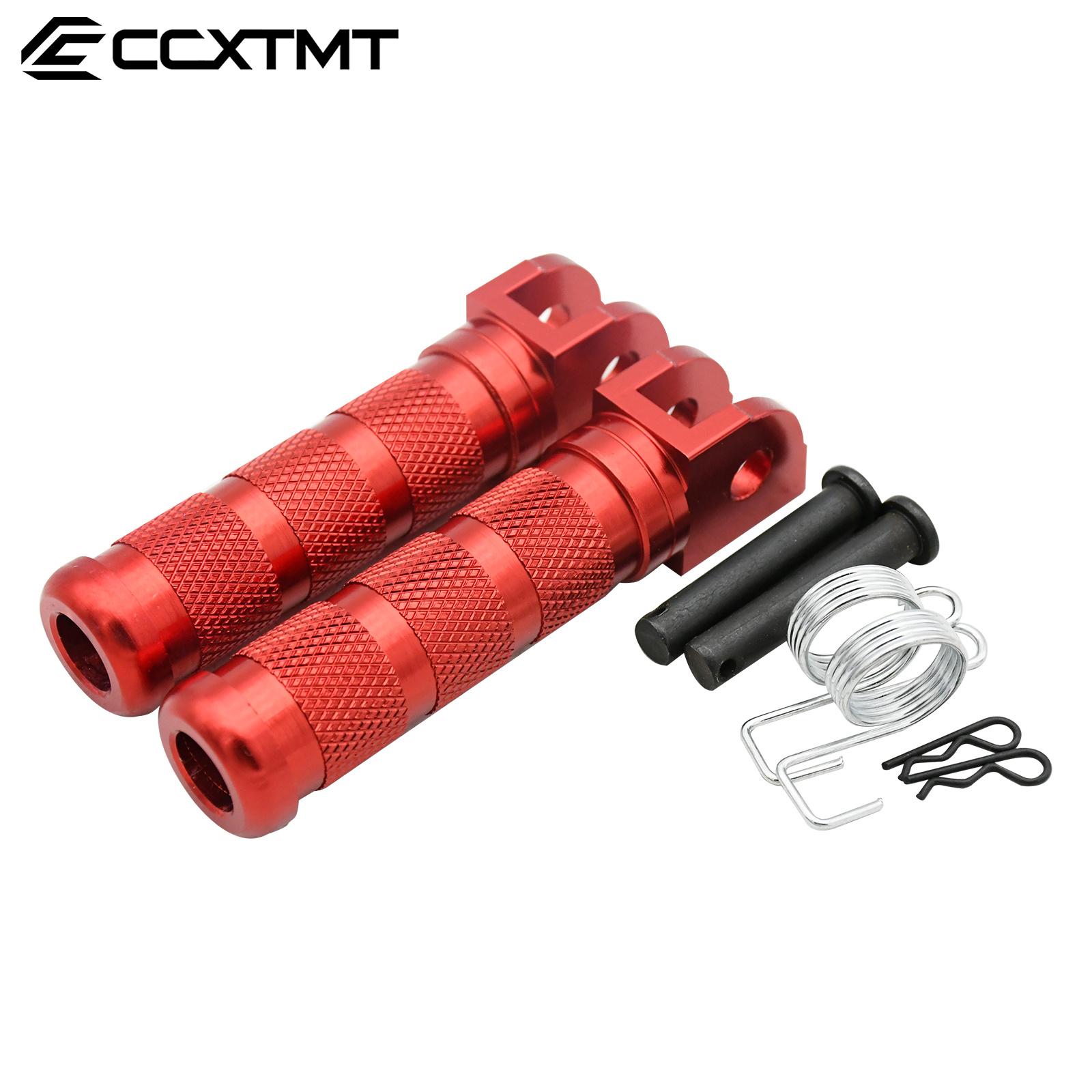 Motorcycle Pedal Foot Pegs FootRest Footpegs For Honda Kawasaki Suzuki Yamaha XJR1200 XJR1300 YZF R3 R25 FZ07 FZ09 FZ10 FJ09 красный