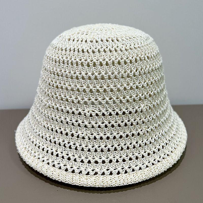 Hollow Breathable Bucket Hat Bucket Hat Thin Basin Hat Women's Foldable