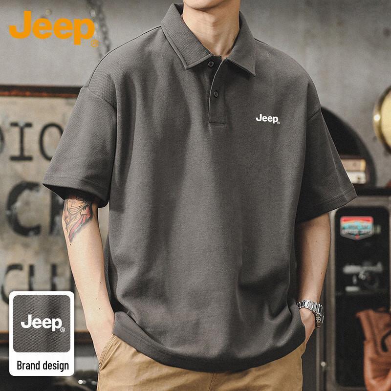 

JEEP Men s Summer Heavyweight Polo Shirt XL