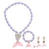 Mermaid Necklace Little Jewellery Child Baby Pendant Jewelry For Kids