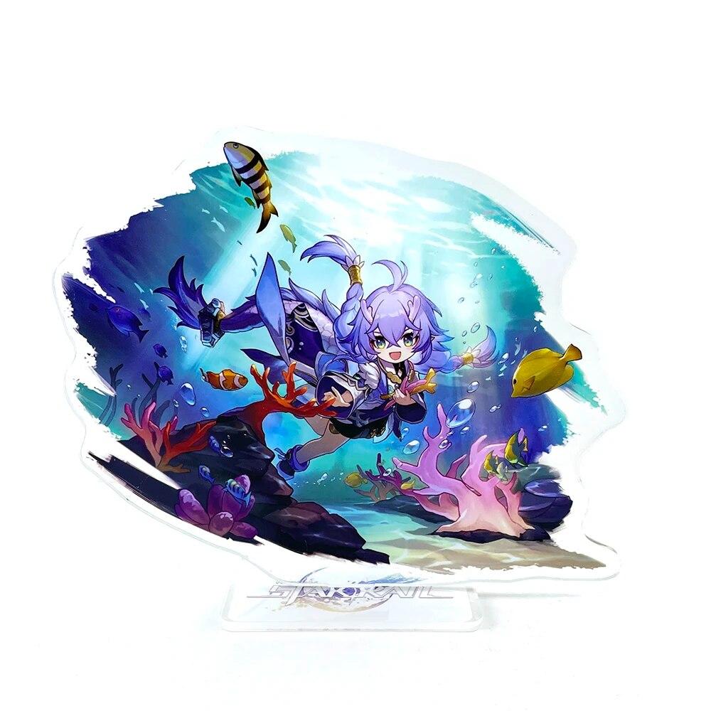 

Персонажи Honkai Star Rail Аста Серебряный волк Броня Байлу акриловая подставка игрушечная фигурка