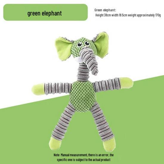 Plush Bite-Resistant Dog Toy with Squeaker for Boredom Relief