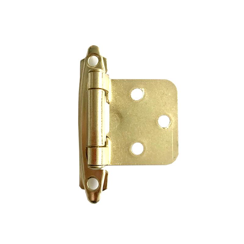 New 6 Colors Cabinet Door Hinges Self Closing Overlay Flush Cabinet Hinge Heavy Duty Door Cupboard Hinges Door Hinges Hardware