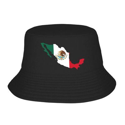 Mexico Flag Map Bucket Hat Unisex WoUnisex Fashion Summer Beach Sun Mexican Pride FisherUnisex Cap