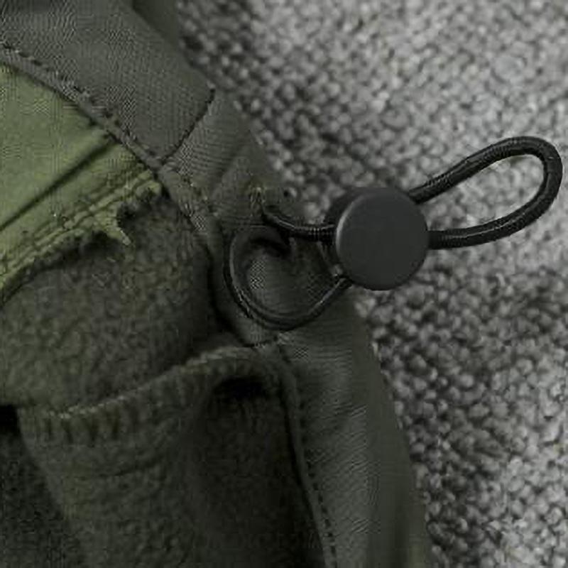 Conjunto de Veludo com Capuz Cor Sólida Outono Inverno Fato de Proteção para Trabalho ao Ar Livre Casual Montanhismo Fato de Trabalho