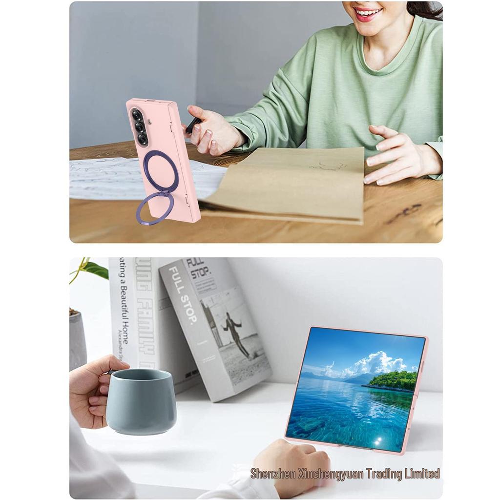 Samsung Z Fold7 360° Rotating Hinge Stand Case