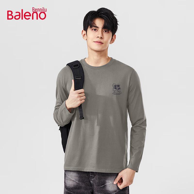 Baleno Men's JPB Puzzle Print Long Sleeve T-Shirt