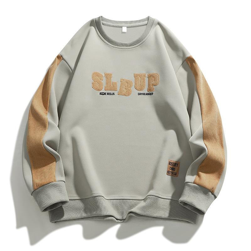 New Year Round Sweater Men's Autumn and Winter Large-size Printed Sweater Men's Top