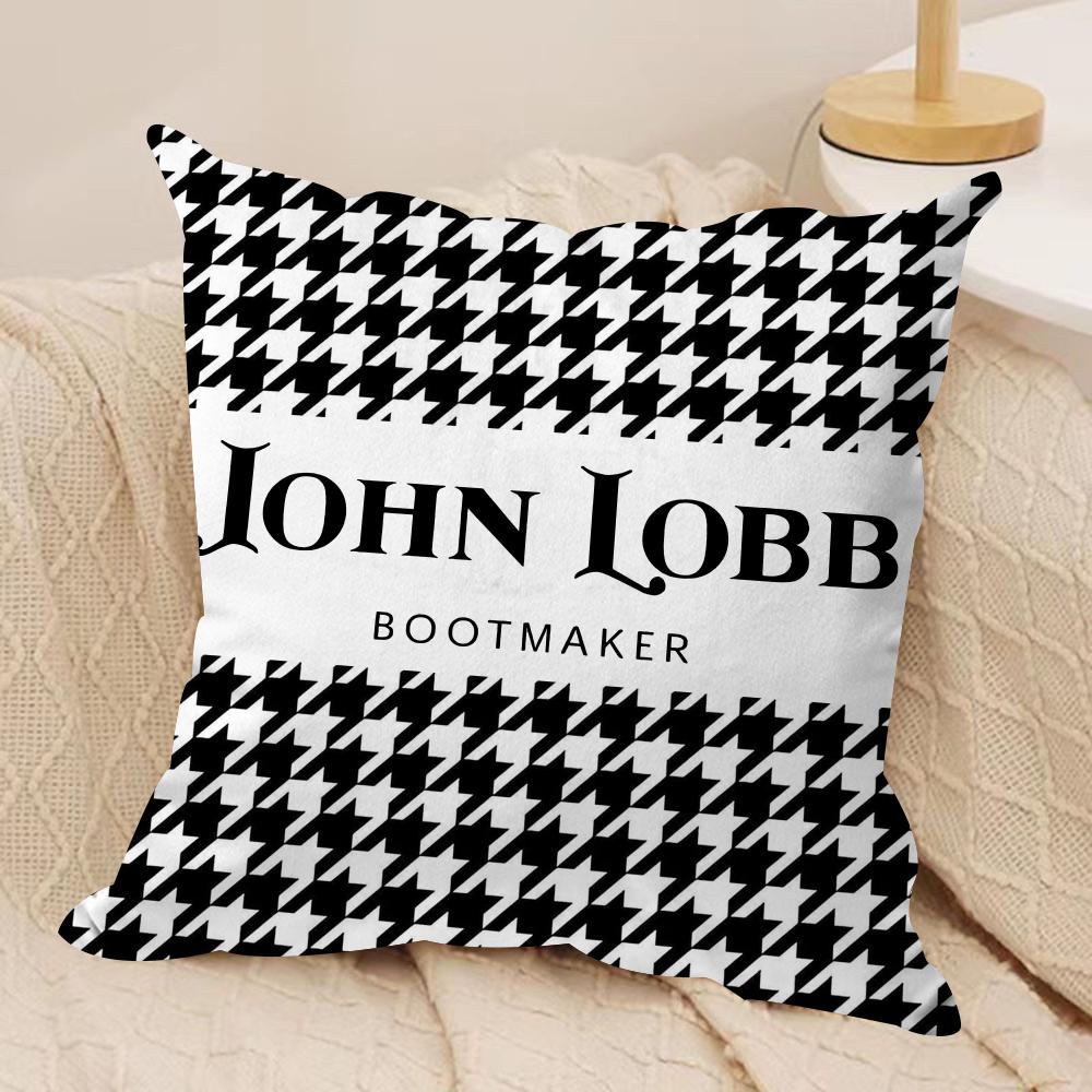 Brand J-JOHNS L-LOBB Cushion Cover Soft Plush Fabric Double-Sided Printed Sofa Cushion Cover for All Seasons Home Decor Gift