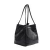 Mirror Texture Bucket Bag Fashion Versatile Trendy Shell Gloss Dopamine Matching Handbag