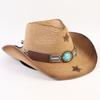 Best-selling Western Cowboy Hats for Men and Women, Fashionable Sunshade Straw Hats, Classic Outdoor Western Cowboy Hats