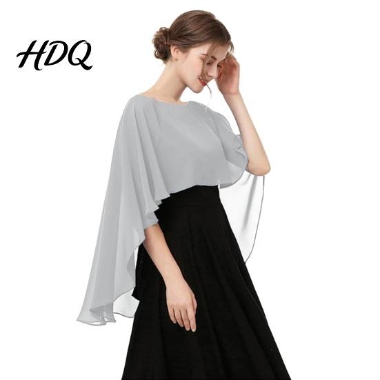 Formal Wedding Guest Accessory Women's Shawls And Wraps for Evening Dress Chiffon Shawl Soft Elegant Shawl Women Bridal Scarf Sheer Wrap