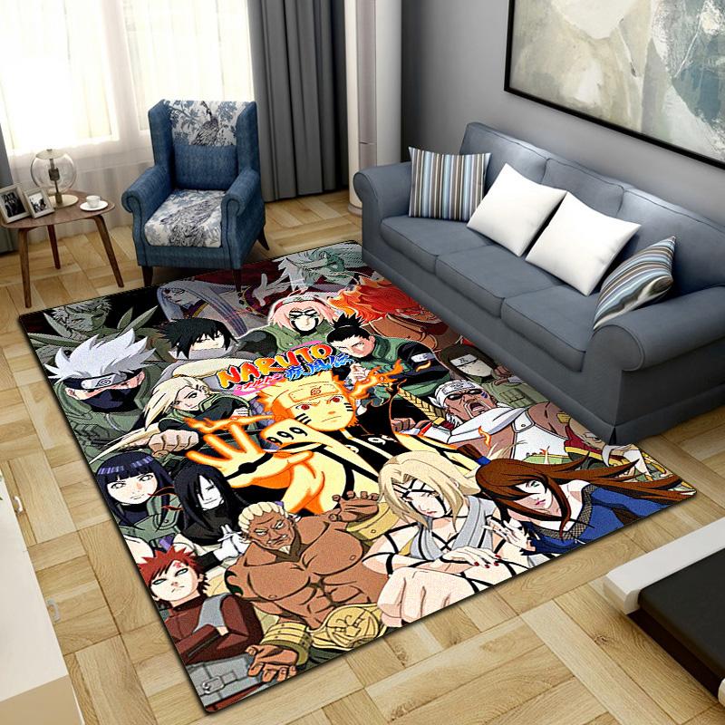 Anime-Naruto  Area Carpet for Living Room Bedroom Home Decor Cool Movie Mat Floor Mat -LXR67