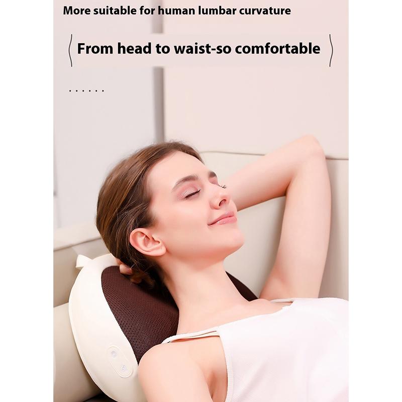 Neck Back Massager with Kneading Hot Compress Full Body Massager for Neck, Back, Waist, Leg Relieve Muscle Pain
