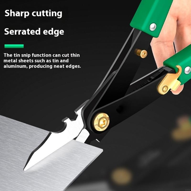 

Double Head Tool Convertible Between Wire Stripper And Sheet Metal Cutter Nonslip Handle Built In Safety Lock For Professionals China Mainland