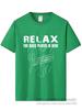Electric Guitar Nevan Music Tshirt Relax The Bass Player Is Here 100% Cotton Fashionable Black T Shirt Summer Popular Tees
