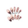 Three-dimensional French Ice-through Flowers, Fashionable And Versatile European And American Style Removable Fake Nails Manicure Patches
