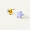 Versatile light luxury enamel earrings pentagram niche high-end star female stud earrings