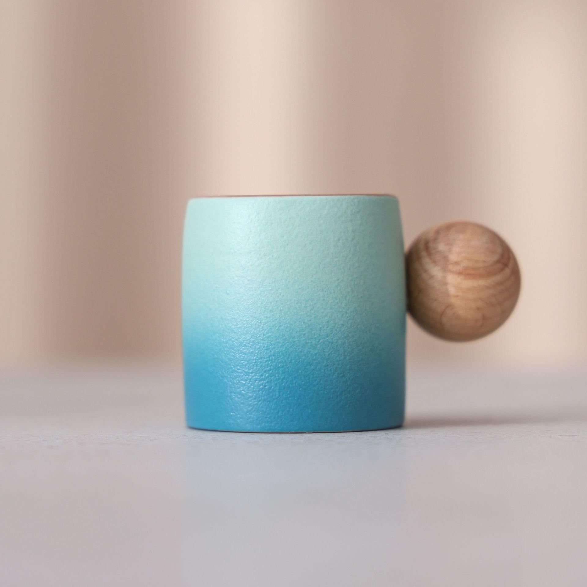 High Value Ceramic Coffee Cup Thousands Of Miles Jiangshan Mug Business Souvenir Teacup 80ml