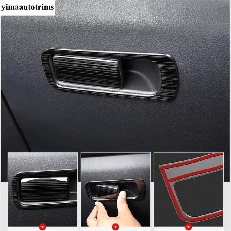 For Mazda 3  - 2025 / CX-30  - 2025 Glove Box Handle Sequ Decoration Cover Trim Stainless Steel Accessories Interior