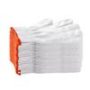 12 Pairs Safety Work Gloves Wear Resistant Cotton Protective Gloves for Construction Maintenance