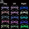 6 12 24 30 ks Neonové párty potřeby Neonové formální klobouky Svítí ve UV světle Párty fluorescenční klobouk UV světlo Párty dekorace Dospělí 5