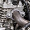 Carbon-Composite Cylinder Head Gasket Kit, Formed Center and Side Openings, Part 24 041 49-S for Engine Sealing Component Replacement