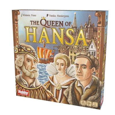 Hobby Japan THE QUEEN OF HANSA 45 för åldrarna 8 och brädspel (2-4 spelare, minuter, upp)