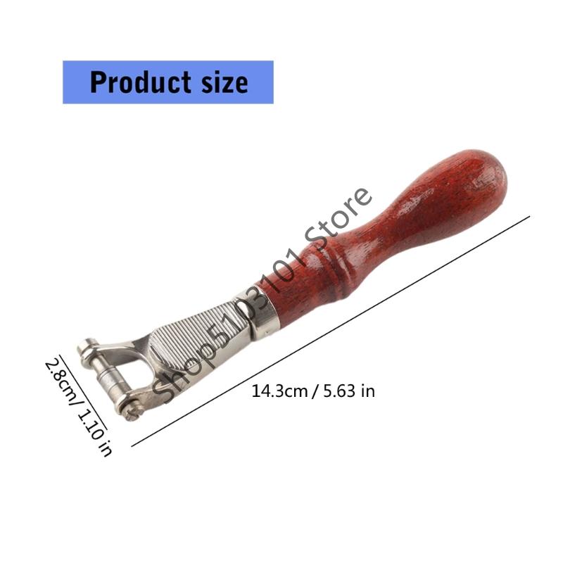 X6HE Multipurpose Craft Tool Handle for Leatherworking Embossing and Projects Featuring Comfortable Grip
