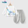 Youqi Baby Cartoon Sweatshirt & Pants Set